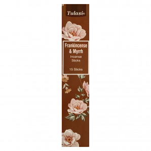 Благовония Ладан и мирра ТУЛАСИ|TULASI Frankincense & Myrrh Incense Sticks 15g