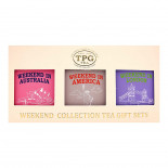 Подарочный Набор Чая ТПГ | TPG Weekend Collection Tea Gift set 3 in 1 Australia America London 150g