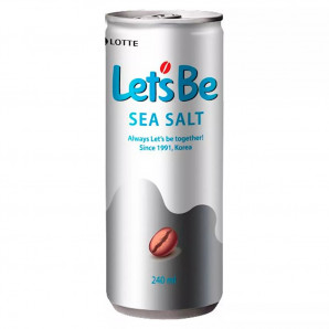 Напиток кофейный в банках Лотте | Lotte Let's Be Sea Salt 240ml
