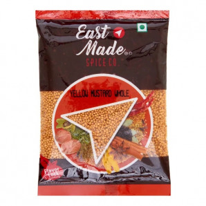 Горчица жёлтая целая EASTMADE SPICES YELLOW MUSTARD WHOLE East End | Ист Энд 100г