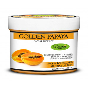 Скраб для лица и тела с экстрактом папайи Ластер | Luster Golden Papaya Scrub 400ml