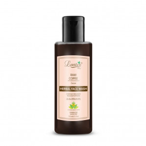 Гель для умывания с молотым кофе и экстрактом шоколадного масла Raw Coffee Herbal Face Wash | Luster 110ml