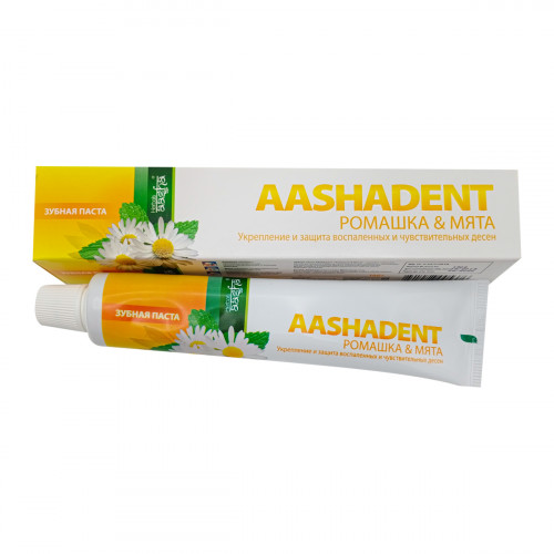 Зубная паста Ромашка и мята (toothpaste) Aasha | Ааша 100мл