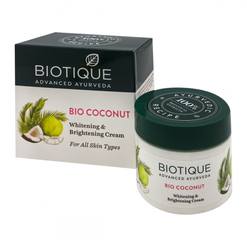 Осветляющий крем для лица Био кокос (anti blemish cream) Biotique | Биотик 50г