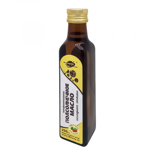 Подсолнечное масло холодного отжима (extra virgin sunflower oil) LifeWay | Образ Жизни 250мл