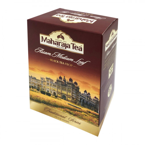 Индийский чай Ассам (assam tea) средний лист Maharaja Tea | Махараджа Ти 100г