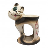 Аромалампа для эфирных масел «Кот с сердечком» керамика
