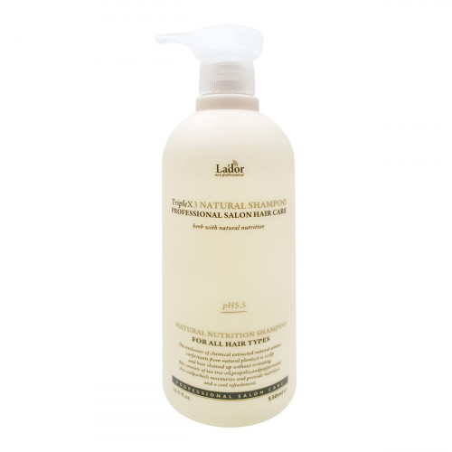 Шампунь для волос с натуральными ингредиентами (Triplex natural shampoo) La'dor | Ладор 530мл