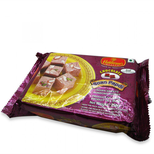 Индийская сладость Соан Папади (Soan Papdi) с шоколадом Haldiram's | Холдирамс 250г