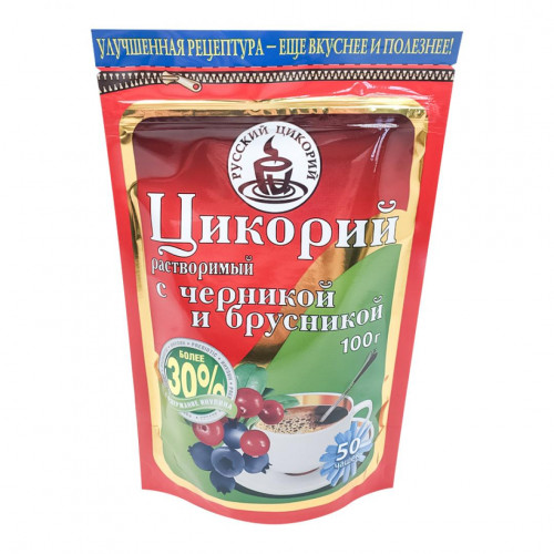 Цикорий растворимый с черникой и брусникой (chicory) Русский Цикорий | Russkiy Tsikoriy 100г