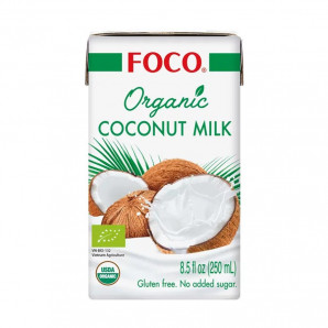 Кокосовое молоко ORGANIC Tetra Pak Foco | Фоко 250мл 