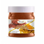 Гель-скраб для лица и тела с экстрактами сандала и куркумы Ластер | Luster Sandal & Turmeric Gel Scrub 540g