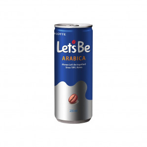 LOTTE Let's Be Arabica Напиток кофейный в банках 235мл