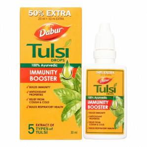 Усилитель иммунитета Туласи Дропс (Tulsi drops) Dabur | Дабур 30 мл