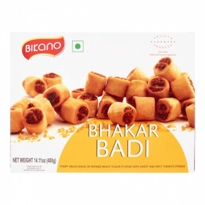 Закуска Мини-рулеты с начинкой из нутовой муки с солью и специями (BHAKAR BADI) Bikano | Бикано 400г