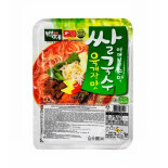 BAEKJE Rice noodle with yukgaejang flavour Лапша быстрого приготовления со вкусом супа юккедян 92г
