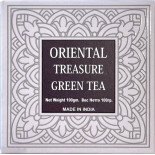 Чай зеленый с ВОСТОЧНЫМИ СОКРОВИЩАМИ Oriental Tressure Green Tea Black Bazaar | Бхарат Базар 100г