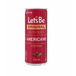 LOTTE Let's Be Americano Напиток кофейный в банках 240мл