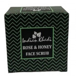 Скраб для кожи лица с Розой и Мёдом Face scrub Rose   Honey | Indian Khadi | Индиан Кади 50г