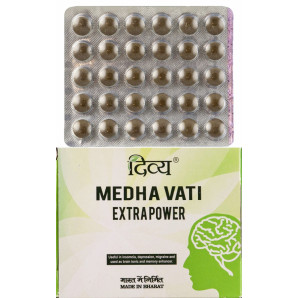 Медха Вати Экстра Пауэр (Medha Vati Extrapower) от расстройств мозговой деятельности Patanjali | Патанджали 120 таб