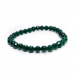 Браслет из камня с огранкой Изумрудная Хризоколла привлекает денежные потоки 6мм