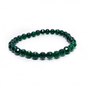 Браслет из камня с огранкой Изумрудная Хризоколла привлекает денежные потоки 6мм