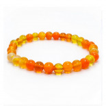 Браслет из камня Желтый агат приносит успех и yдaчy вo вceх нaчинaниях 6мм