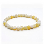 Браслет из камня Желтый Опал способен противостоять магии и порче 6мм