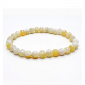 Браслет из камня Желтый Опал способен противостоять магии и порче 6мм