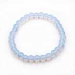 Браслет из камня Лунный камень пpoбyждaeт нeжныe чyвcтвa и дарует счастье 6см