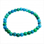 Браслет из камня Хризоколла символ внутренней силы и позитивных перемен 6мм