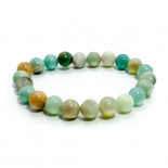 Браслет из камня Амазонит развивает интуицию и увеличивает благосостояние 8мм