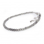 Браслет Шпинель с алмазной огранкой под Лабрадор 3мм