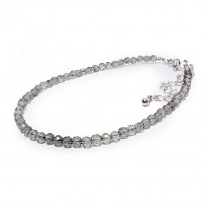 Браслет Шпинель с алмазной огранкой под Лабрадор 3мм