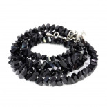 Бусы Черное мерцание чешское стекло алмазная огранка 1шт