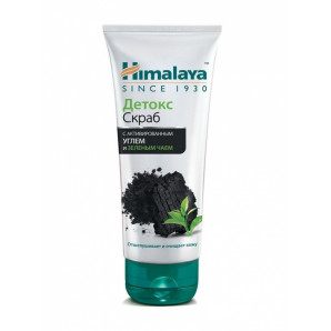 Himalaya Скраб Детокс с активированным углём и зелёным чаем (face scrub) | Хималая 75мл