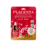 Тканевая маска для лица с экстрактом плаценты Placenta Ultra Hydrating Essence Mask Ekel 25г