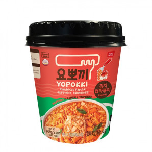 YOPPOKI Kimchi Cup Rapokki Рапокки с кимчи рамен с рисовыми палочками 145г