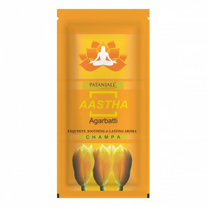 Благовоние Чампа PATANJALI Aastha Agarbatti Champa 150g