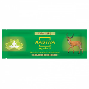 Благовоние Мускус PATANJALI Aastha Agarbatti Kasturi 25g