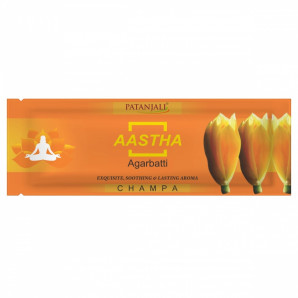 Благовоние Чампа PATANJALI Aastha Agarbatti Champa 25g