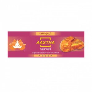 Благовоние Амбра PATANJALI Aastha Agarbatti Amber 25g