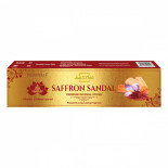 Благовоние Шафран-Сандал PATANJALI Aastha Premium Agarbatti Saffron Sandal 20pcs