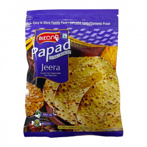 BIKANO Papad flatbreads with cumin Лепешки Папад с кумином 200г