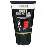 Мужской гель для умывания с углём PATANJALI Men'S Charcoal Active Face Wash 100g