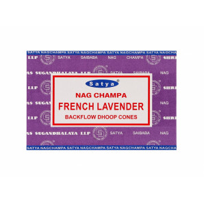 SATYA French Lavender Dhoop Cone Благовония конусы 12шт  