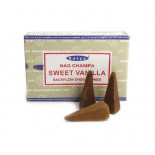 SATYA Sweet Vanilla Dhoop Cone Благовония конусы 12шт  