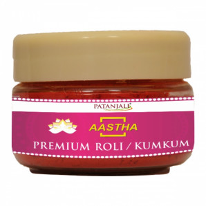 Благовония сыпучие порошковые Кумкум PATANJALI Aastha Roli 25g