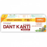 Зубная паста аюрведическая на травах Дент Канти PATANJALI Dant Kanti Natural Toothpaste 200g+100g
