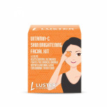Набор: Пенка-скраб для умывания, Массажный гель для лица, Массажный крем для лица, Маска для лица, Сыворотка для лица Vitamin C Facial Kit | Luster 45g